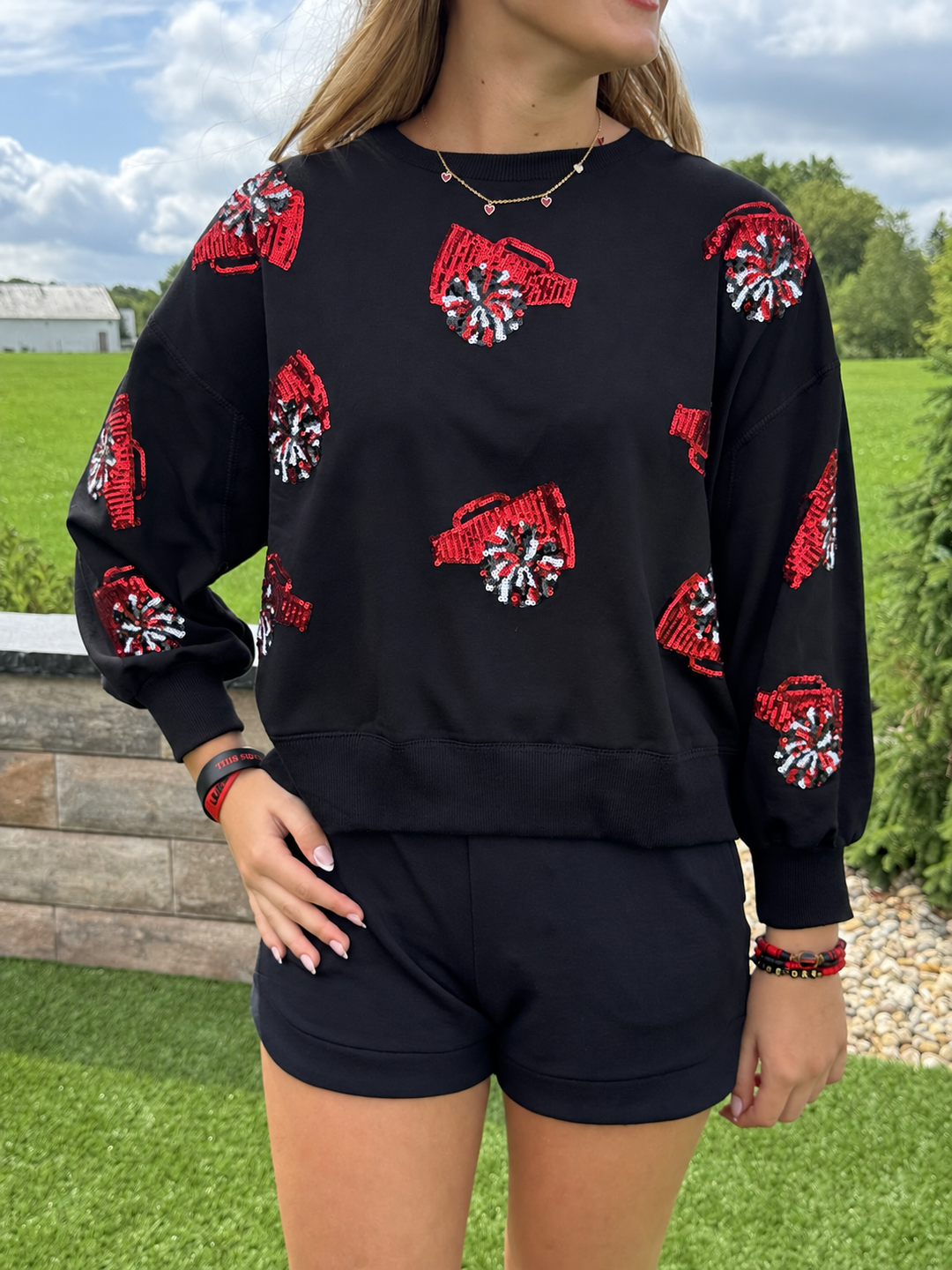 Friday Night Sparkle Top (Cheer, XS)