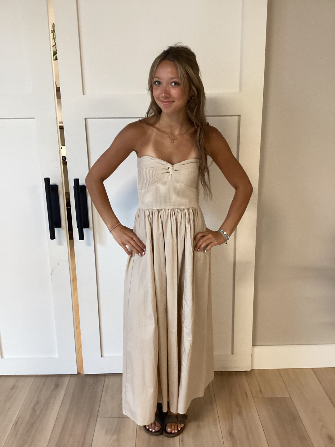 The Golden Maxi Dress