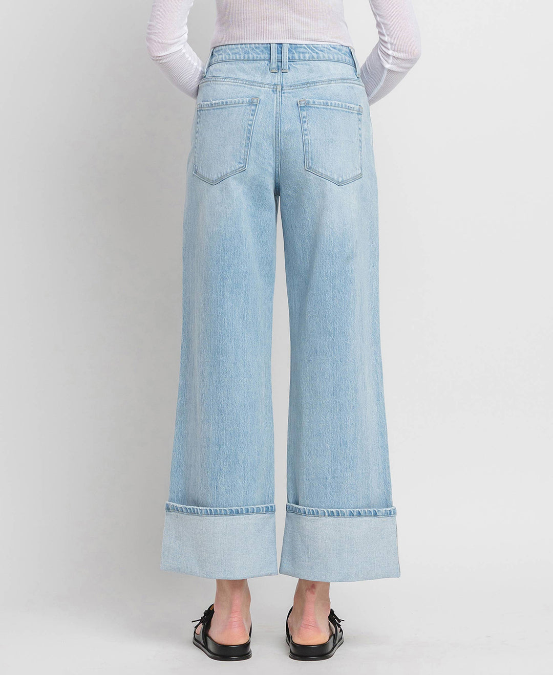 Vervet Kris Cuffed Baggy Denim