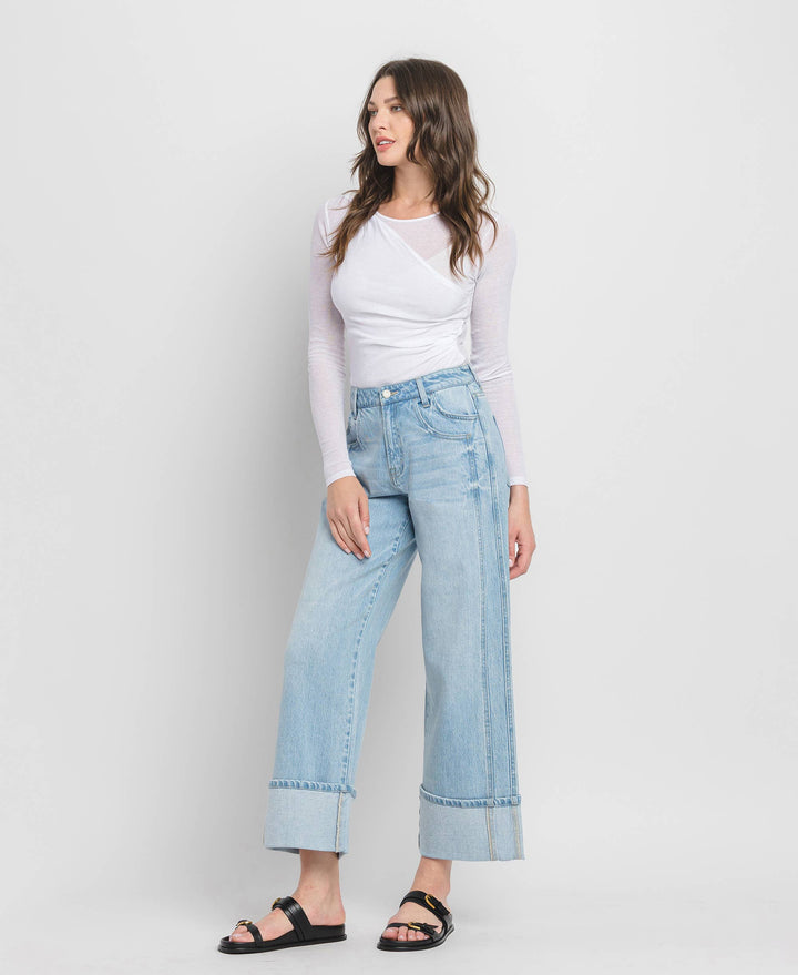 Vervet Kris Cuffed Baggy Denim