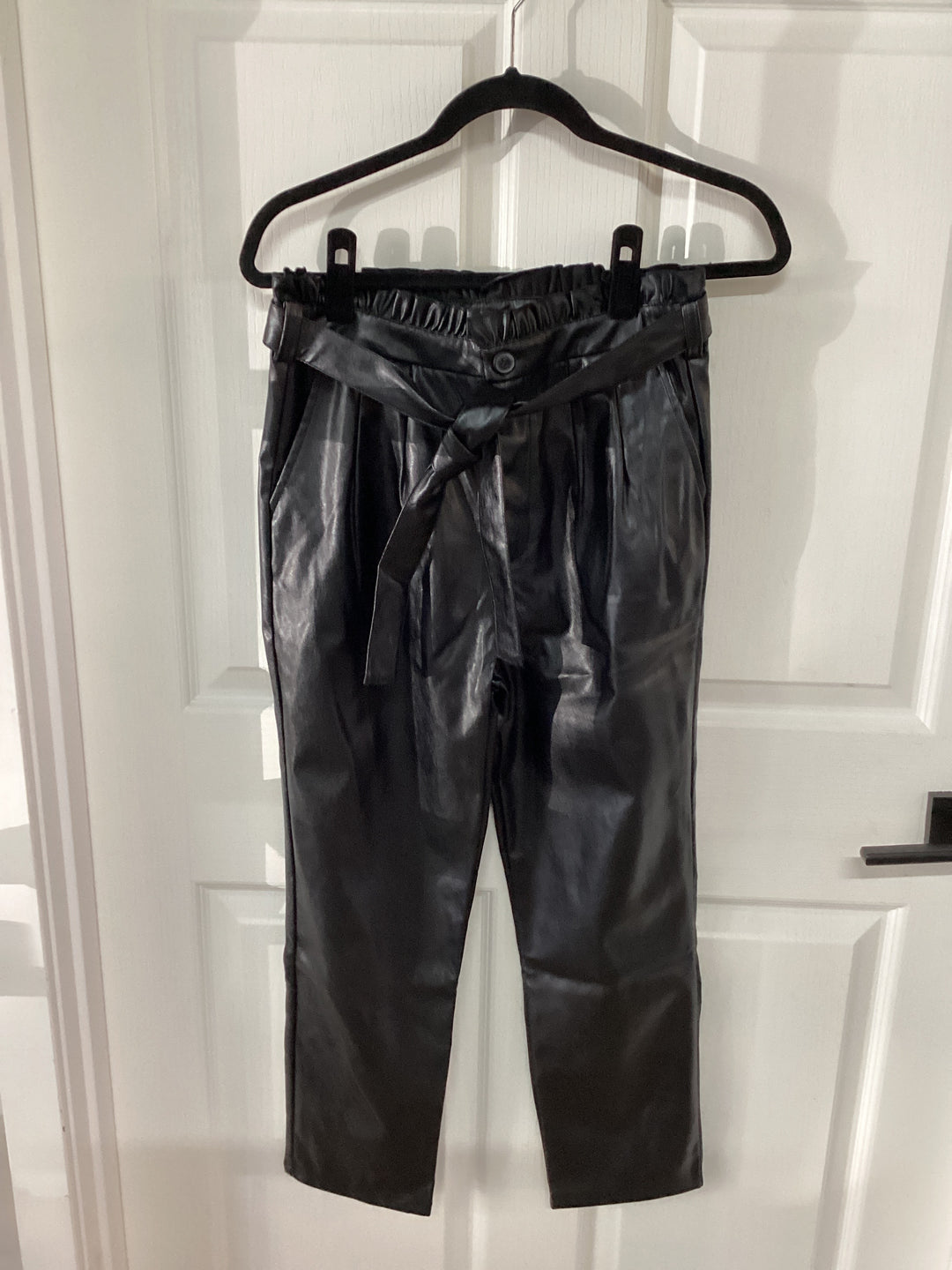 On Edge Faux Leather Pants