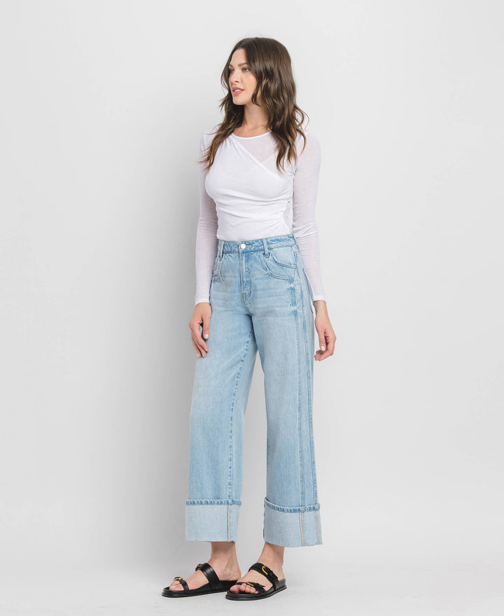 Vervet Kris Cuffed Baggy Denim