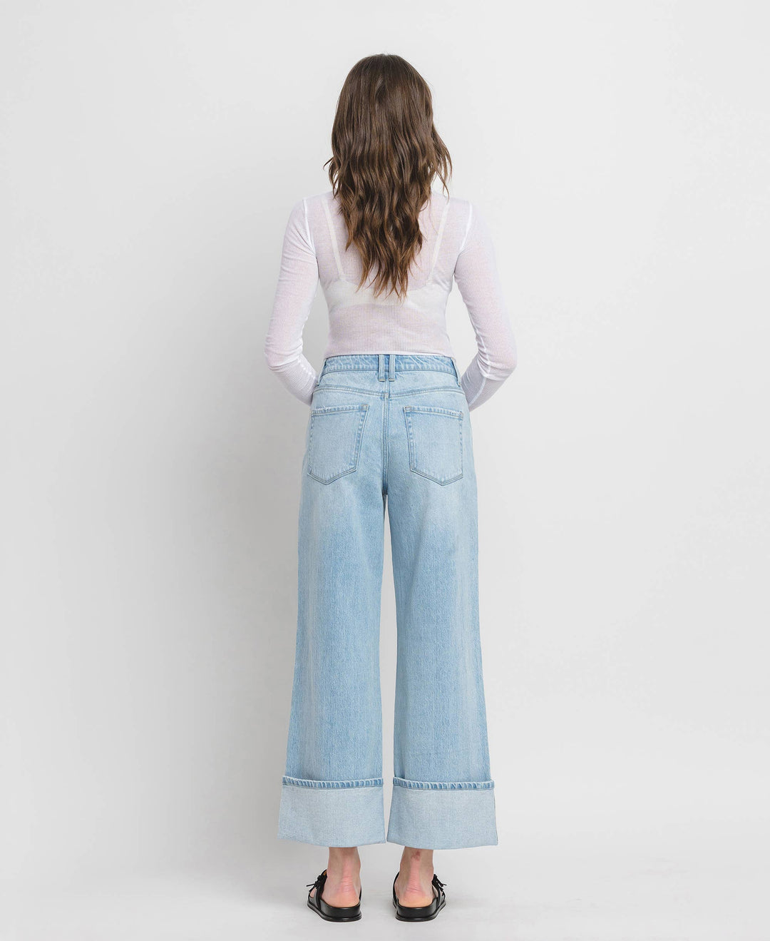 Vervet Kris Cuffed Baggy Denim
