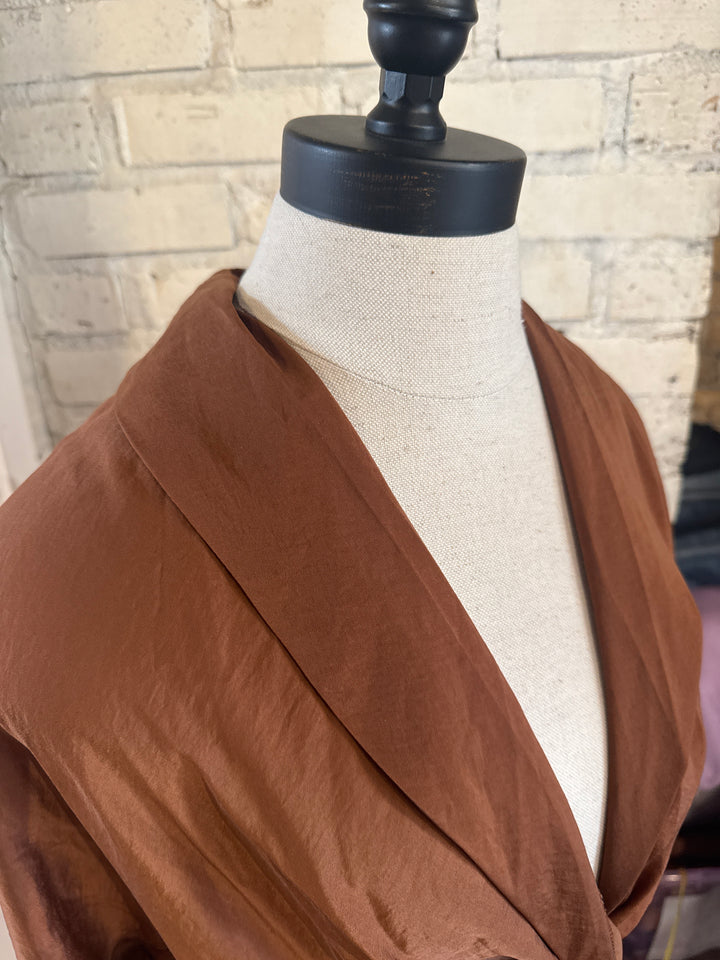 Softness in a Cocoa Dress