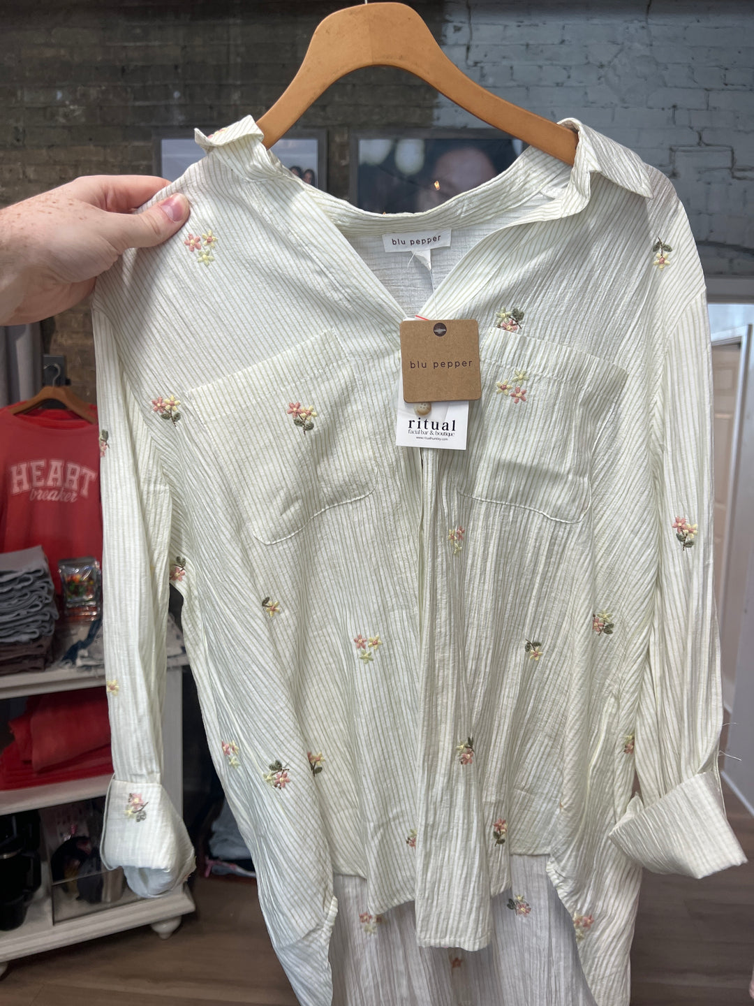 Sunwashed Floral Top