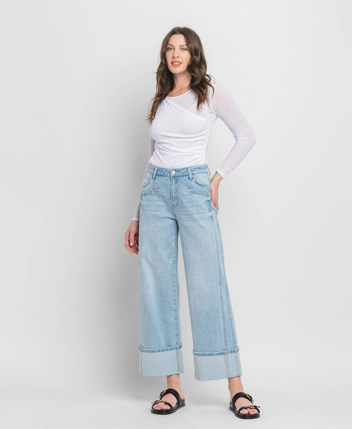 Vervet Kris Cuffed Baggy Denim