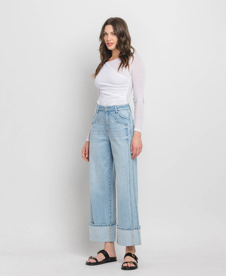 Vervet Kris Cuffed Baggy Denim