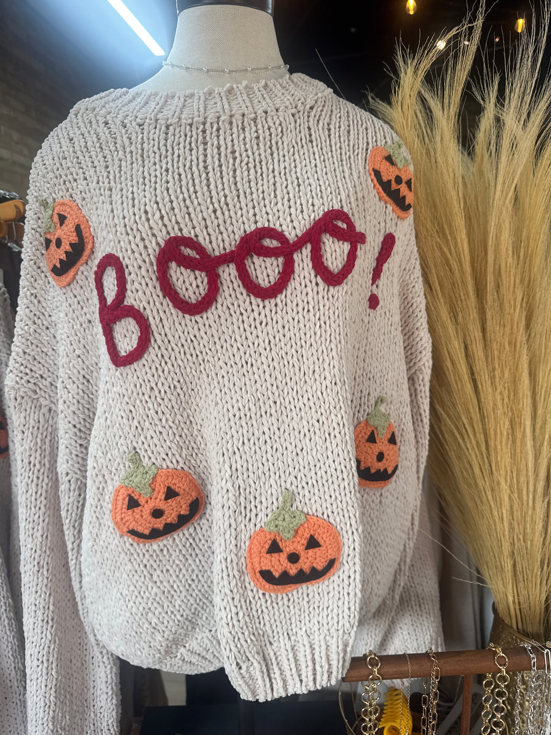 Boo Chenille Sweater