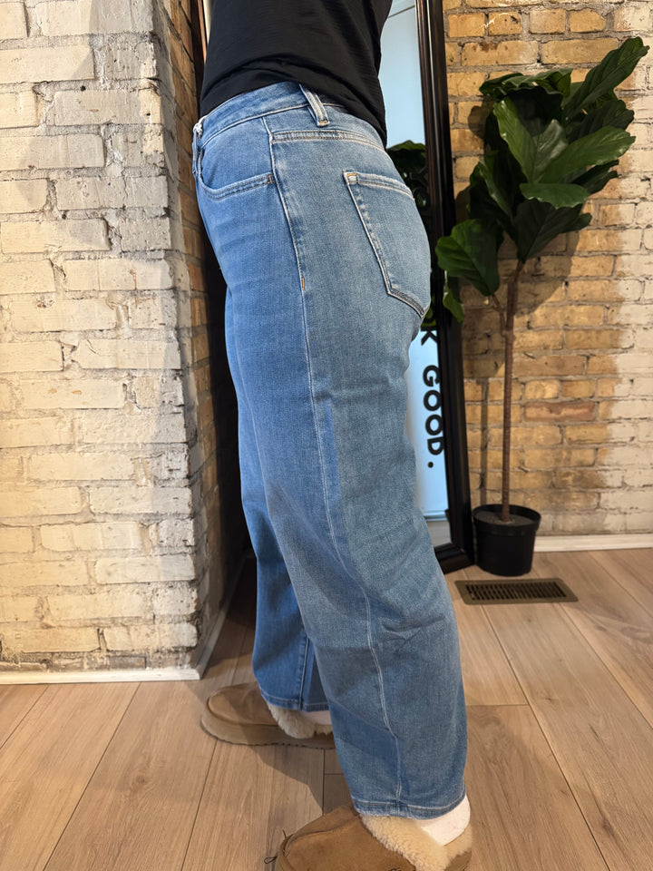 Vervet Kate Barrel Denim