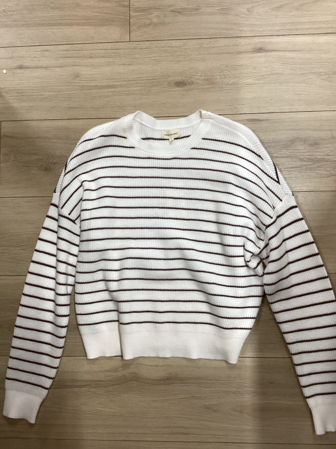 Ely Sweater Brown + White