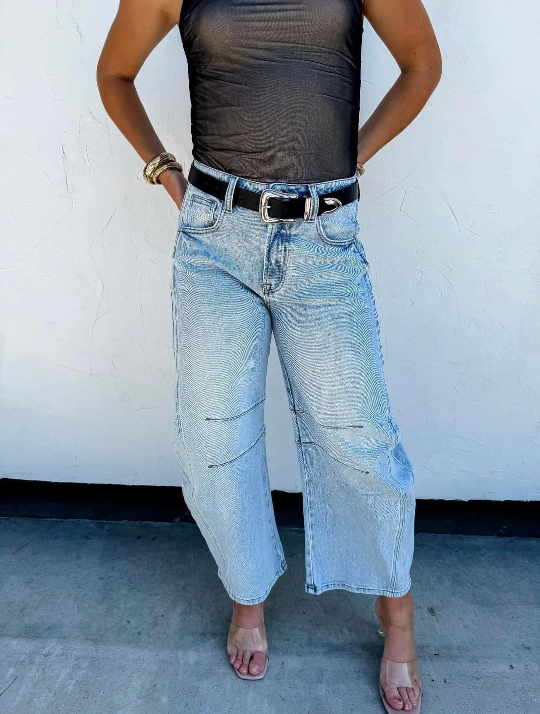 Blakeley OG Light Wash Barrel Jeans -Size 11 only