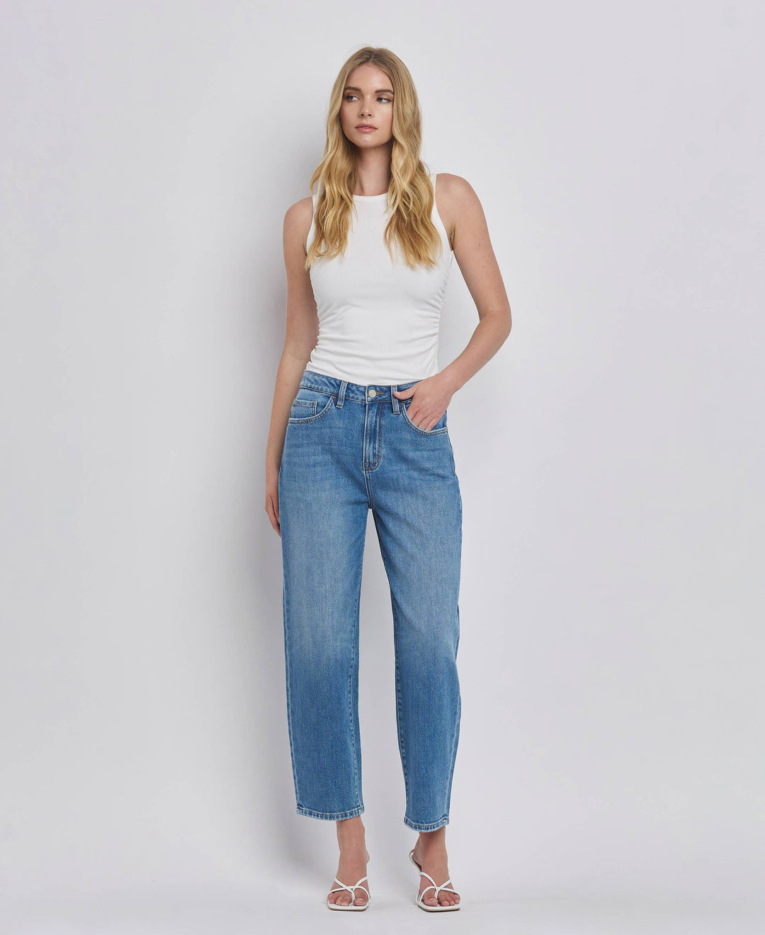 Vervet Kate Barrel Denim