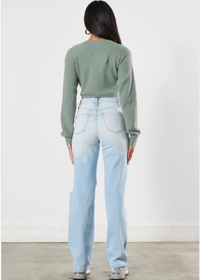 Girl Like Me Wide Leg Distressed Denim - Vibrant Miu
