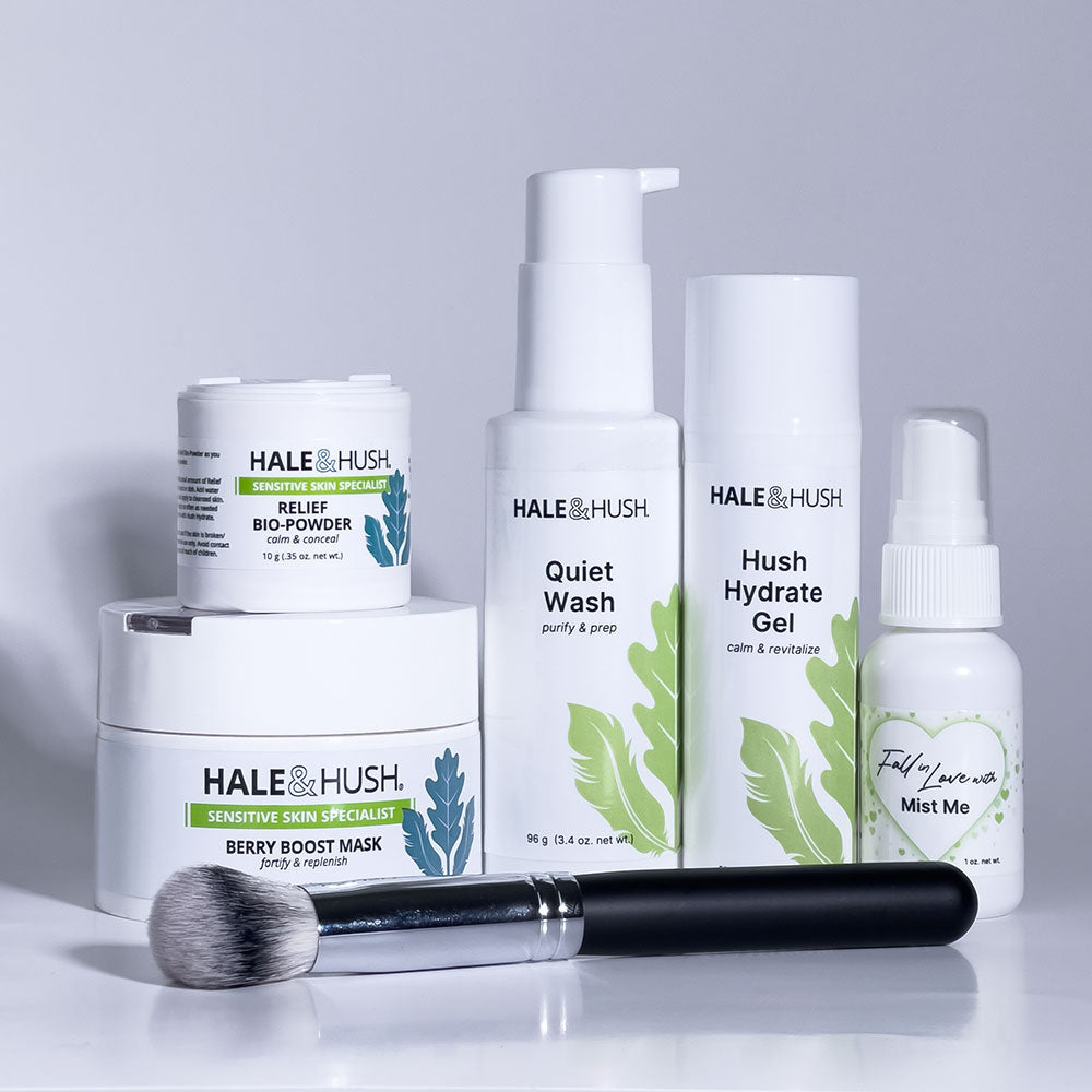 Hale & Hush Total Package Health Challenged Skin Kit